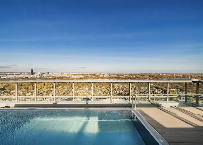 Apartment Skyline With Skypool And Free Parking Vienna